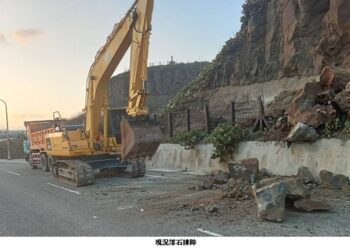縣府辦理201縣道青灣路段玄武岩壁削坡工程 民眾疑慮澄清說明