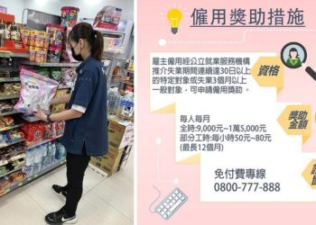 勞動部高分署提供獎助金 鼓勵雇主僱用弱勢失業者