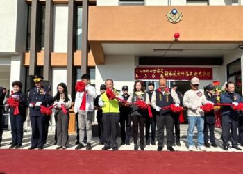 為民服務再提升 陳光復出席縣警局馬公分局鎖港派出所新建辦公廳舍落成啟用典禮