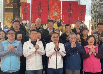 年初九天公生 侯友宜永和保福宮參拜祈福送福袋