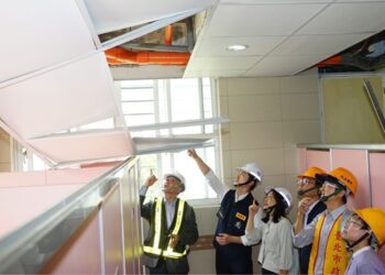 403地震 蔣萬安視察三校：即刻巡檢校舍建物並請結構技師鑑定