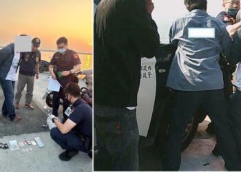 3男相約商港區釣魚遭取締因藏毒心虛逃逸 高港警對空鳴槍，強力壓制逮人