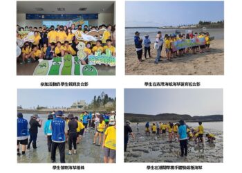 復育海草動手做 澎湖中小學師生新體驗