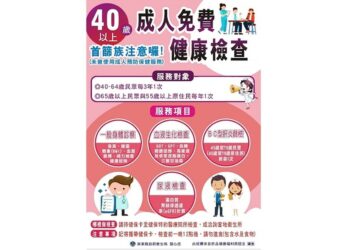 2024 屏東縣社區性整合性篩檢及成人健檢開跑   40至44歲首次篩檢享好禮