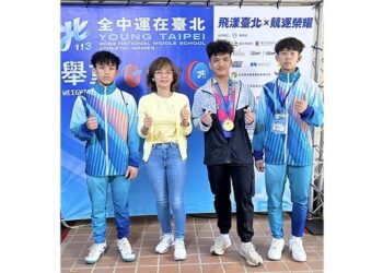 用苦練汗水奪牌   寶來國中全中運舉重奪金銅