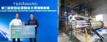 高性能製氫裝備榮獲TERA-Award大賽金獎及100萬美元獎金
