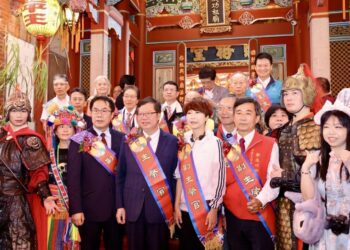 全國開臺聖王春季聯合祭典登場 黃偉哲感謝鄭成功祖廟為推廣臺南400文化努力