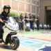 嘉市警首創警察大白熊主題3D地景模擬道路地圖 萌警扎根永續愛嘉交通安全意識