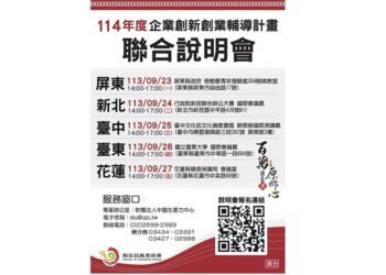 114年度「企業創新創業輔導計畫」聯合說明會正式開跑！
