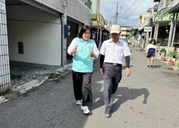 王美惠立委會勘嘉義八掌溪 要求水利署增設固定式抽水站