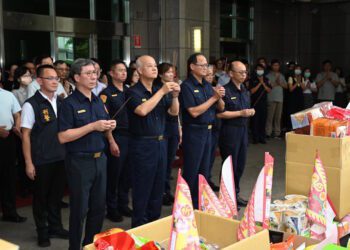 嘉警好誠心 中元普渡推廣永續環保 警政五告讚