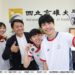 高雄大學校長陳啓仁 表揚王明月、田曉雯、林姿妤、蘇晉賢師徒帕運桌球精彩表現