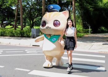 藝人Lala蘇心甯攜手蜜柑站長交通安全宣導：行人停讓、安全至上！