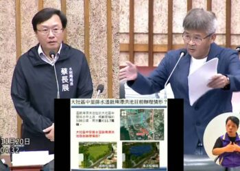 漾新聞|大社仁武每逢豪雨必淹 張勝富總質詢要求市府澈底改善