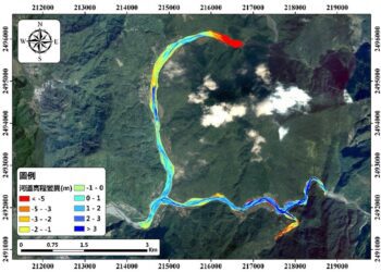 屏東縣林邊溪上游土砂調查監測取得初步成效