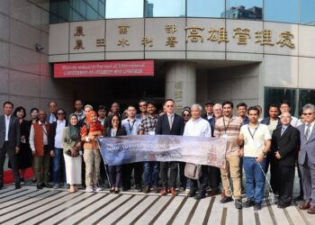 國際灌溉排水協會參訪高雄管理處 深化技術與經驗交流