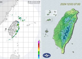 北台灣及東部今有雨 週六冷氣團南下、低溫下探14度