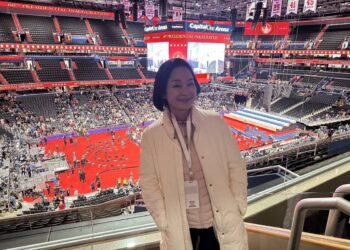 漾新聞|代表團終於進入會場 柯志恩發文按讚感謝外交人員表現