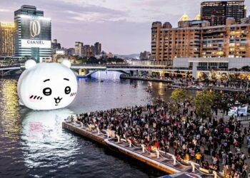 漾新聞|吉伊卡哇出遊愛河灣 一個下午人氣就衝上20萬人次