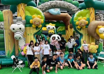 漾新聞|河堤國小兒童節嗨派對 氣墊跳跳屋、即刻救圓水樂園與披薩DIY體驗嗨翻天