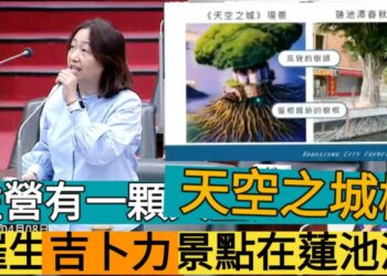 漾新聞∣天空之城樹現左營 李雅芬力拚吉卜力景點在蓮池潭