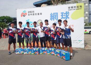漾新聞|逆轉再奪冠！新莊高中全中運男網封王