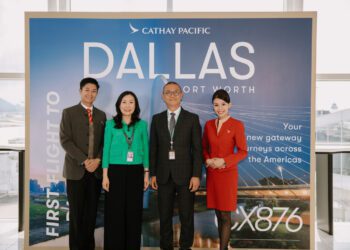 漾新聞|國泰航空啟航達拉斯！北美網絡再擴大
