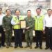 陳光復頒澎防部指揮官郭俊德榮譽縣民證 感謝深化軍民情誼