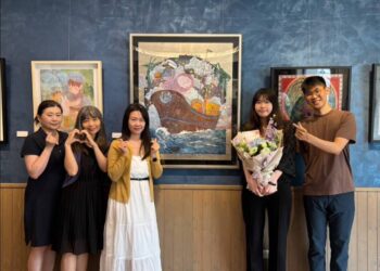 漾新聞|膠彩畫出青春迷航　四女藝術家幻境中自白