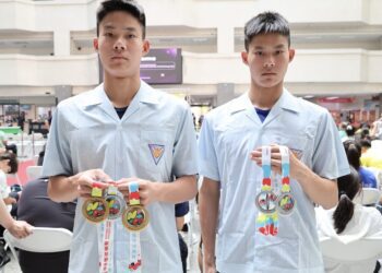 漾新聞|雙胞胎水中飛魚奪5牌！母親初心成就泳壇新星