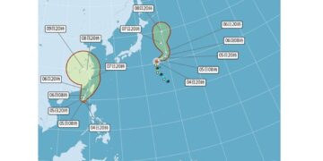 熱帶性低氣壓靠近影響臺灣 農村水保署呼籲山區民眾加強戒備