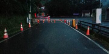 梅山口至向陽路段因應丹娜絲颱風影響 預計今晚10時起實施預警性封閉