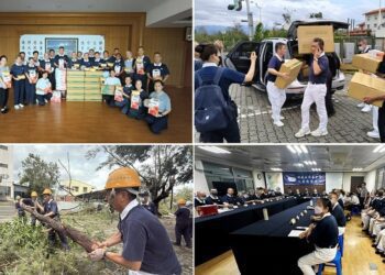 丹娜絲登陸嘉義 慈濟志工動員 關懷與協助公部門恢復市容