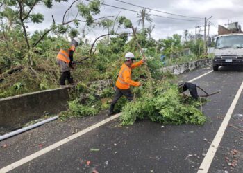 丹娜絲颱風重創嘉義縣 環保局啟動應變機制 全力投入災後清理與環境復原工作
