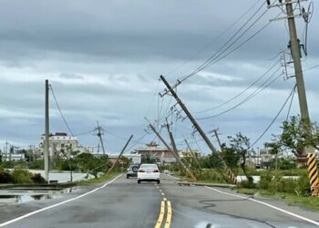 丹娜絲重創台南 20萬戶停電、16區連三天停班課