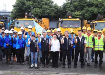 同島一命台中隊再出動！盧秀燕指揮馳援嘉義災後重建：同舟共濟、義不容辭