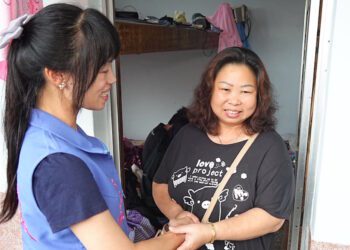 受丹娜絲颱風影響 市民無水電洗澡 嘉義朴子配天宮提供香客大樓供換洗住宿