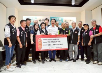 丹娜絲重創嘉義 嘉邑行善團秉持「持善念、做善行」精神 捐千萬及物資助災害復原