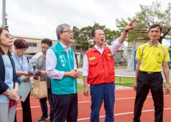丹娜絲颱風來襲 教育部勘災嘉縣校園 災損初估將近1億