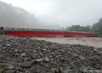 高雄市那瑪夏區民生橋 今午6時實施預警性封閉