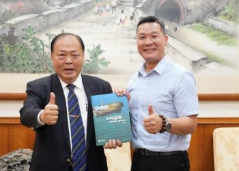 澎湖郵局新任局長蔡南德拜會縣府　陳光復盼深化合作攜手照顧鄉親 內容：