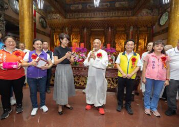 關聖帝君1866年聖誕　許淑華縣長赴竹山克明宮祈福