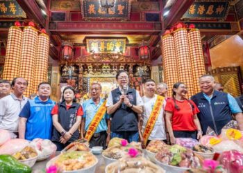 大溪普濟堂關聖帝君1866周年聖誕慶典　張善政祈願國泰民安