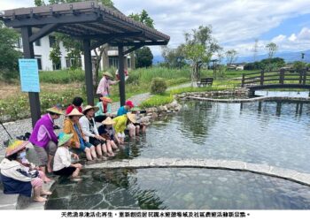 天然湧泉讓你沁涼一夏 蓁巷湧泉園區活化獲建築園冶獎