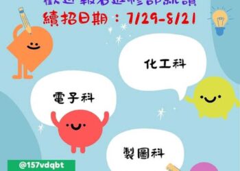 屏東高工進修部續招廣告 歡迎報考