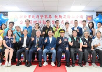 公益捐贈待勤室落成啟用 侯友宜允持續完善警察辦公環境