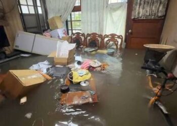 台南後壁今豪雨成災停班課