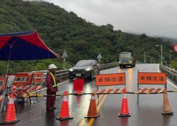 寶來二橋至桃源區公所路段 今午6時管制禁止通行