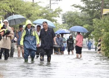 台南2日市區豪雨淹水紅線可臨停3天