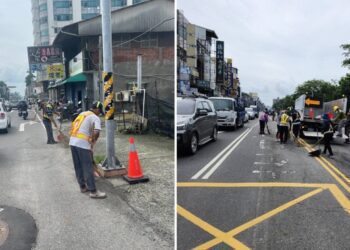 民生路現碎石風險 屏東市公所即刻清理守護用路安全